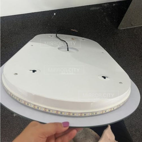 Aler Anti-Fog Oval LED Illuminated Bathroom Mirror