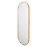 Bjorn Brass Oval Wall Mirror
