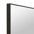Flynn Black Rectangle Wall Mirror