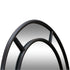 Maxwell Arched Black Wall Mirror
