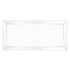 Elsa Large White Beaded Wall Mirror