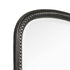 Wren Beaded Arch Antique Black Wall Mirror