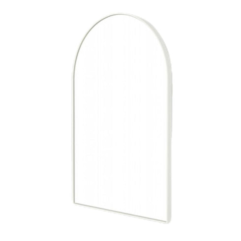 Bjorn Arch Bright White Wall Mirror