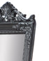Evelyn Ornate Silver Standing Mirror
