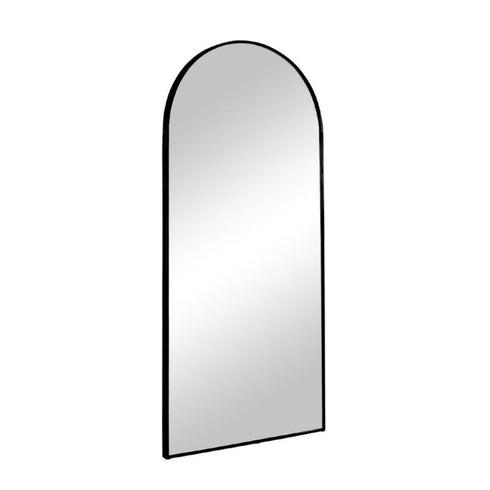 Alvina Arched Black Wall Mirror