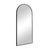 Alvina Arched Black Wall Mirror