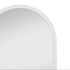 Angeliena Arch White Wall Mirror
