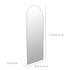 Apsel Arch White Wall Mirror