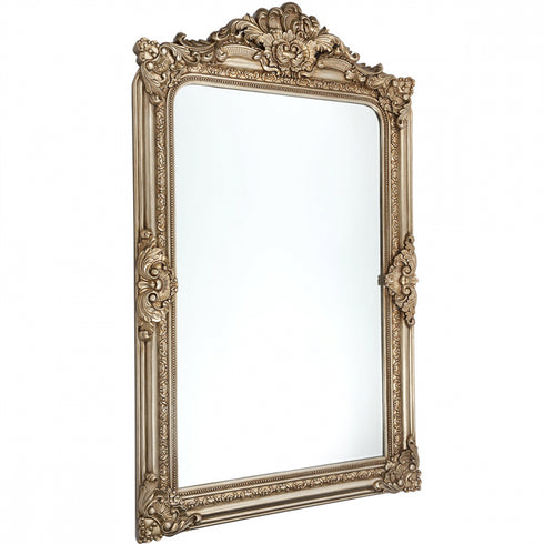 Brielle Ornate Gold Floor Mirror