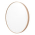 Simplicity Oak Round Wall Mirror