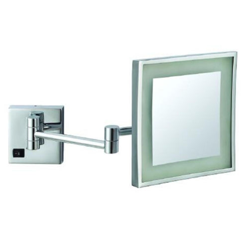 Ablaze Silver Backlit Shaving Mirror