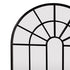 Barclay Arched Black Outdoor Wall Mirror