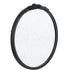 Vernie Rose Black Round Wall Mirror