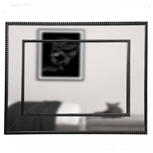 Luke Traditional Black Wall Mirror