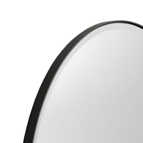 Lolita Black Round Wall Mirror