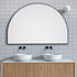 Apsel Arch Black Wall Mirror