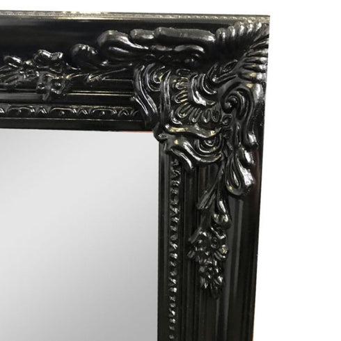 Hannah Black Ornate Wall Mirror