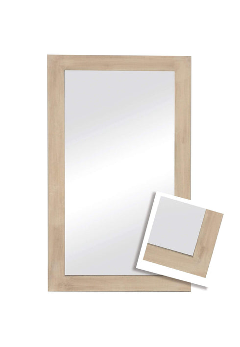 Marley Brushed Wood Wall Mirror
