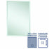 Montana Rectangle Bevel Edge Bathroom Wall Mirror