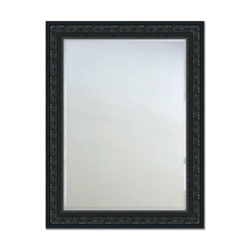 Cade Ornate Wall Mirror Black