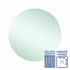 Rio Round Polished Edge Bathroom Mirror