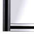 Neptune Rectangular Black Wall Mirror