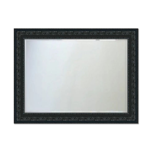 Cade Ornate Wall Mirror Black