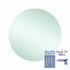 Rio Round Polished Edge Bathroom Mirror