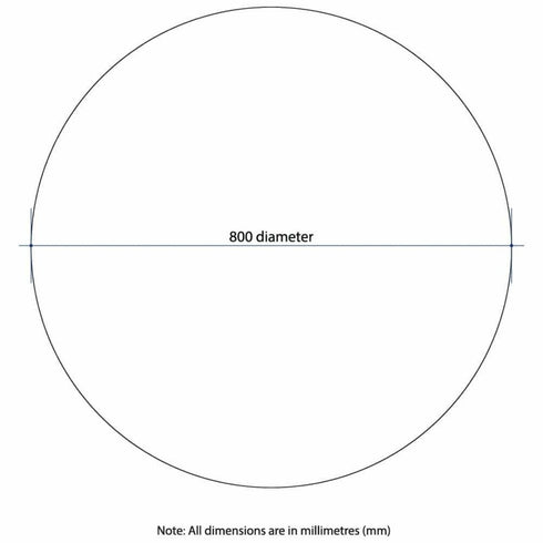 Kent Bevelled Round Wall Mirror