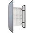 Zivile Rectangle Black Mirror Cabinet