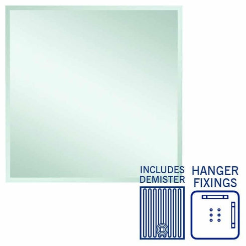 Montana Rectangle Bevel Edge Bathroom Wall Mirror