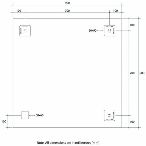 Jackson Rectangle Polished Edge Bathroom Wall Mirror