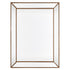 Zeta Gold Beaded Frame Wall Mirror