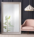 Charlotte Ornate Brushed White Wall Mirror
