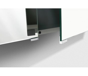 Carmelo Italian LED Mirrored Bathroom Shaving Cabinet
