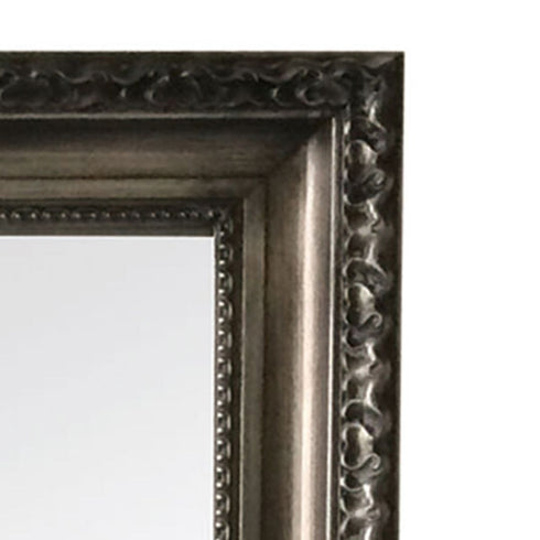 Charlotte Antique Silver Wall Mirror