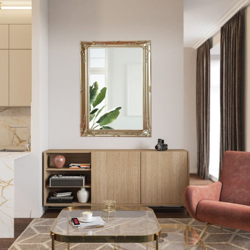 Felicity Ornate Champagne Wall Mirror