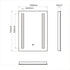 Kyrie Anti-fog Rectangular LED Bathroom Wall Mirror
