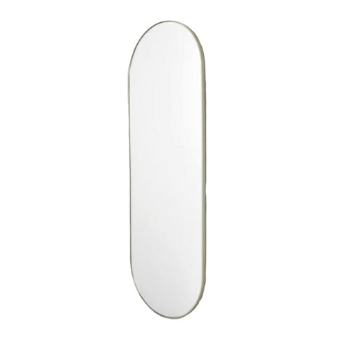 Bjorn Silver Oval Wall Mirror