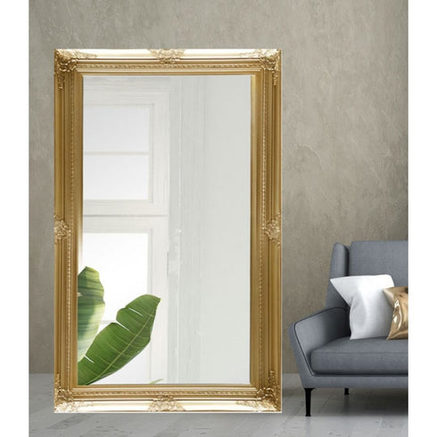 Freda Ornate Gold Wall Mirror