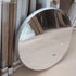 Elipse Silver Edge Round Wall Mirror