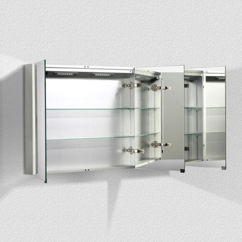 Alessio Italian LED Bathroom Mirrored Shaving Cabinet