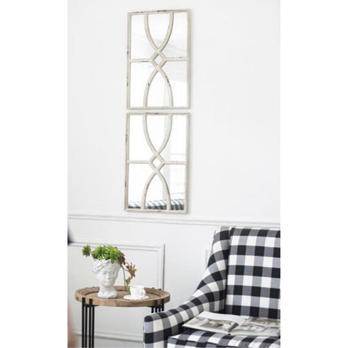Knox Set Of 2 Carved Wall Mirrors