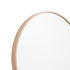 Simplicity Oak Round Wall Mirror
