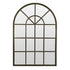 Dove Arched Antique Black Wall Mirror