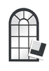 Romeo Arch Matt Black Wall Mirror