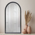 Angeliena Arch Black Wall Mirror