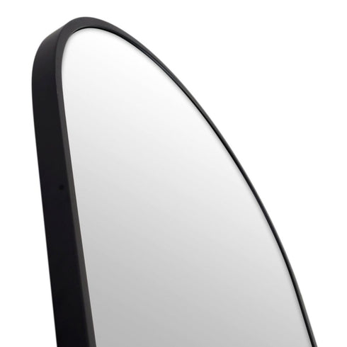 Aaden Pill Black Wall Mirror