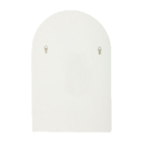 Bjorn Arch Bright White Wall Mirror