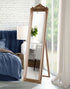 Evelyn Ornate Champagne Standing Mirror